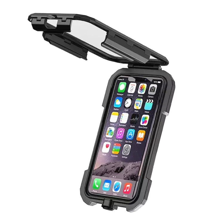 Specchietto retrovisore moto con supporto telefono e ricarica wir