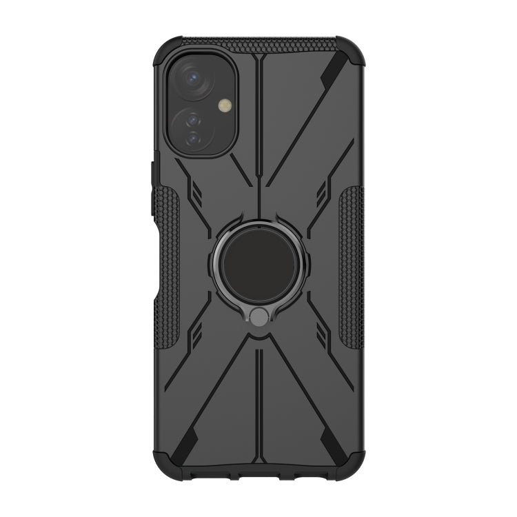 Armor Bear Custodia antiurto per PC + TPU con anello, For Infinix Note 12 G96, For Tecno Spark 9T, For Motorola Moto G62 5G, For iPhone 14 Plus