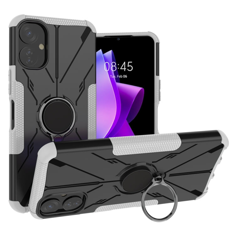 Armor Bear Custodia antiurto per PC + TPU con anello, For Infinix Note 12 G96, For Tecno Spark 9T, For Motorola Moto G62 5G, For iPhone 14 Plus