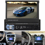 9601 Il lettore MP5 retrattile per auto da 7 pollici supporta la chiamata inversa Bluetooth a mani libere, 9601