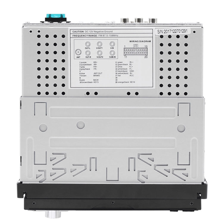 9601 Il lettore MP5 retrattile per auto da 7 pollici supporta la chiamata inversa Bluetooth a mani libere, 9601