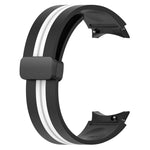 Cinturino in silicone a strisce bicolore, For Samsung Galaxy Watch5 Pro
