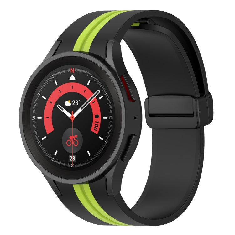 Cinturino in silicone a strisce bicolore, For Samsung Galaxy Watch5 Pro