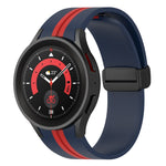 Cinturino in silicone a strisce bicolore, For Samsung Galaxy Watch5 Pro