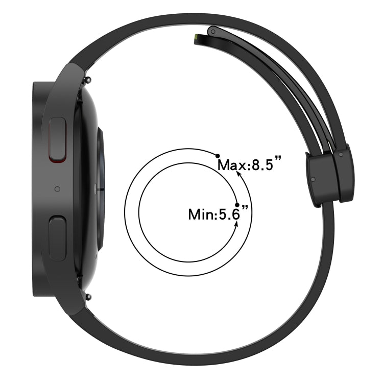 Cinturino in silicone a strisce bicolore, For Samsung Galaxy Watch5 Pro