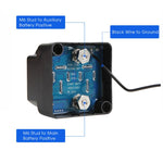Controller di isolamento intelligente a doppia batteria per auto, yacht, camper, 12V 140A, con relè, with Relay