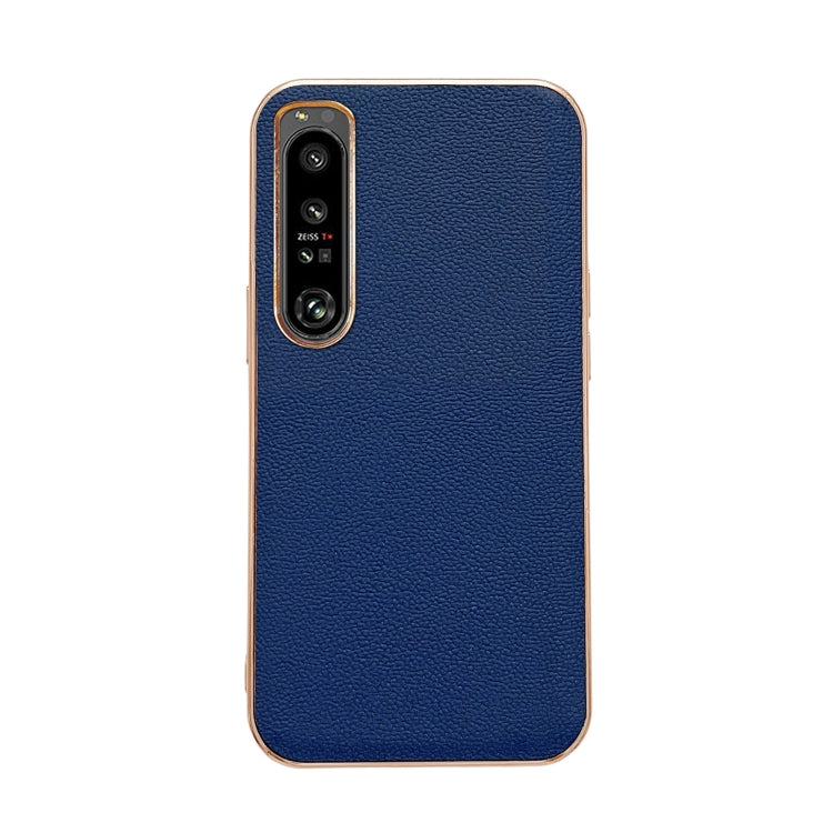 Custodia per telefono con placcatura nano serie Luolai in vera pelle, For Sony Xperia 1 IV, For Sony Xperia 10 IV, For vivo X80 5G, For vivo X80 Pro 5G, For Xiaomi Mix Fold 2, For Motorola Moto Razr 2022