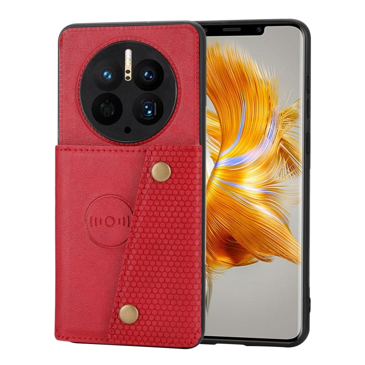 Custodia per telefono magnetica con doppia fibbia, For Huawei Mate 50, For Huawei Mate 50 Pro, For Huawei nova 10, For Huawei nova 10 Pro