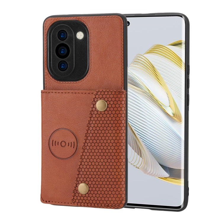 Custodia per telefono magnetica con doppia fibbia, For Huawei Mate 50, For Huawei Mate 50 Pro, For Huawei nova 10, For Huawei nova 10 Pro