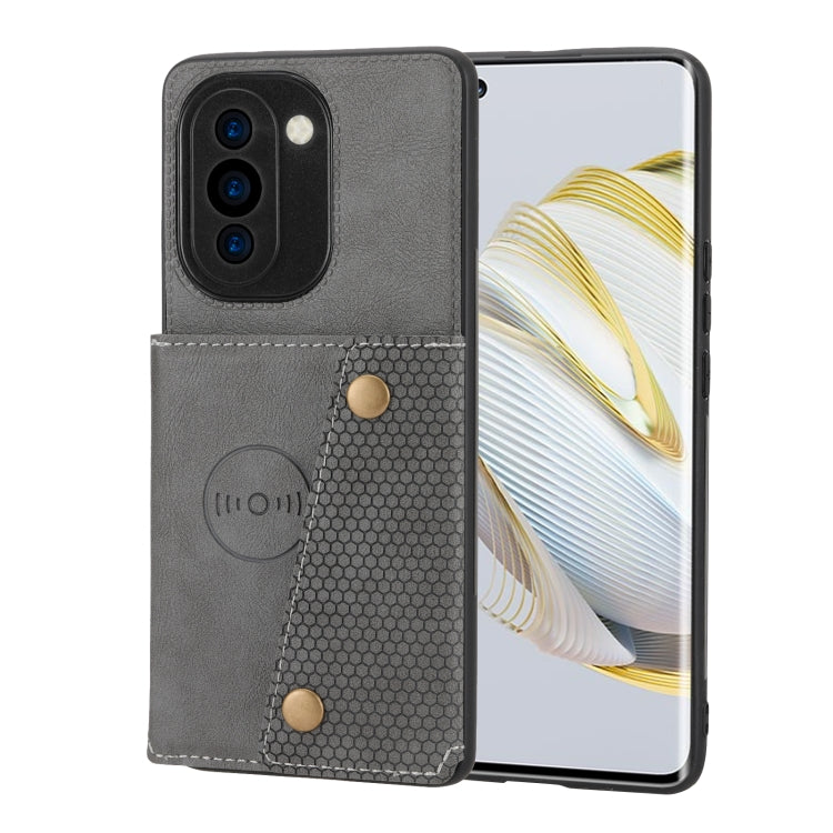 Custodia per telefono magnetica con doppia fibbia, For Huawei Mate 50, For Huawei Mate 50 Pro, For Huawei nova 10, For Huawei nova 10 Pro