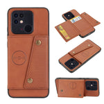 Custodia per telefono magnetica con doppia fibbia, For Xiaomi Redmi K50 Ultra / 12T / 12 Pro, For Xiaomi Poco C40, For Xiaomi 12 Lite, For Xiaomi 12S Ultra