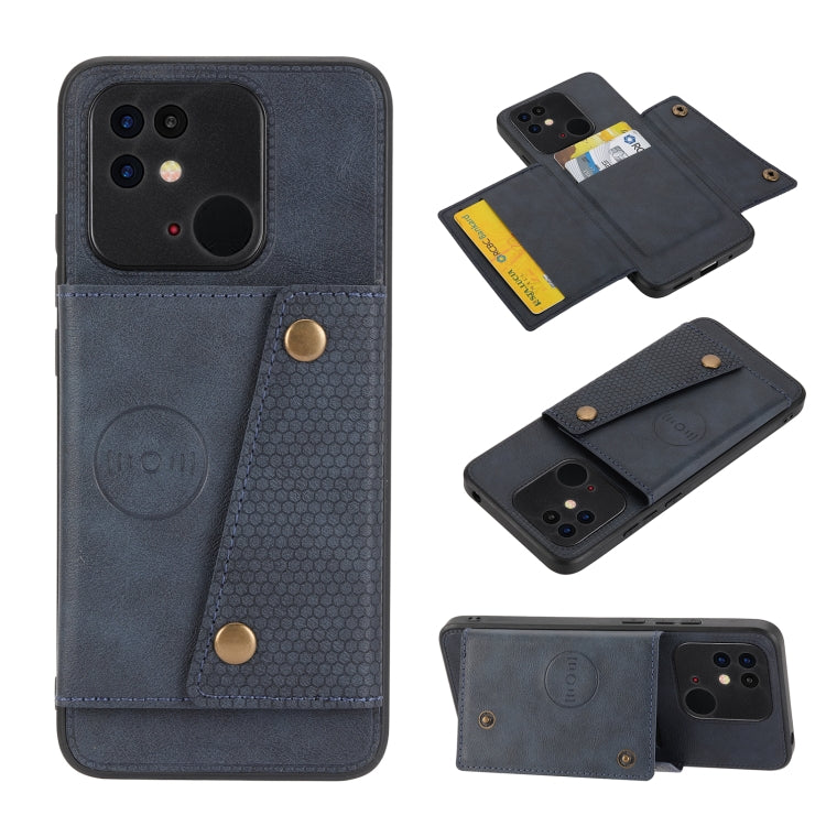 Custodia per telefono magnetica con doppia fibbia, For Xiaomi Redmi K50 Ultra / 12T / 12 Pro, For Xiaomi Poco C40, For Xiaomi 12 Lite, For Xiaomi 12S Ultra