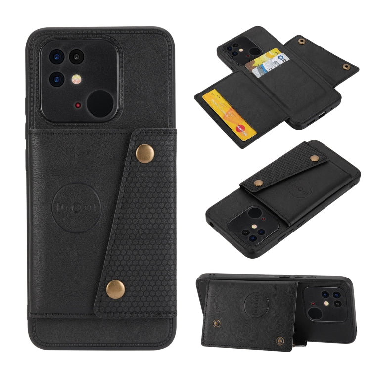 Custodia per telefono magnetica con doppia fibbia, For Xiaomi Redmi K50 Ultra / 12T / 12 Pro, For Xiaomi Poco C40, For Xiaomi 12 Lite, For Xiaomi 12S Ultra