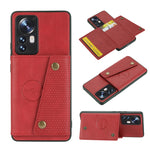 Custodia per telefono magnetica con doppia fibbia, For Xiaomi Redmi K50 Ultra / 12T / 12 Pro, For Xiaomi Poco C40, For Xiaomi 12 Lite, For Xiaomi 12S Ultra