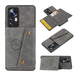 Custodia per telefono magnetica con doppia fibbia, For Xiaomi Redmi K50 Ultra / 12T / 12 Pro, For Xiaomi Poco C40, For Xiaomi 12 Lite, For Xiaomi 12S Ultra