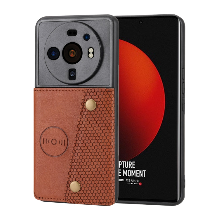 Custodia per telefono magnetica con doppia fibbia, For Xiaomi Redmi K50 Ultra / 12T / 12 Pro, For Xiaomi Poco C40, For Xiaomi 12 Lite, For Xiaomi 12S Ultra