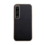 Custodia per telefono con placcatura nano serie Xiaoya in vera pelle, For Sony Xperia 1 IV, For Sony Xperia 10 IV, For vivo X80 5G, For vivo X80 Pro 5G, For Xiaomi Mix Fold 2, For Motorola Moto Razr 2022