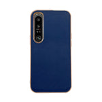 Custodia per telefono con placcatura nano serie Xiaoya in vera pelle, For Sony Xperia 1 IV, For Sony Xperia 10 IV, For vivo X80 5G, For vivo X80 Pro 5G, For Xiaomi Mix Fold 2, For Motorola Moto Razr 2022