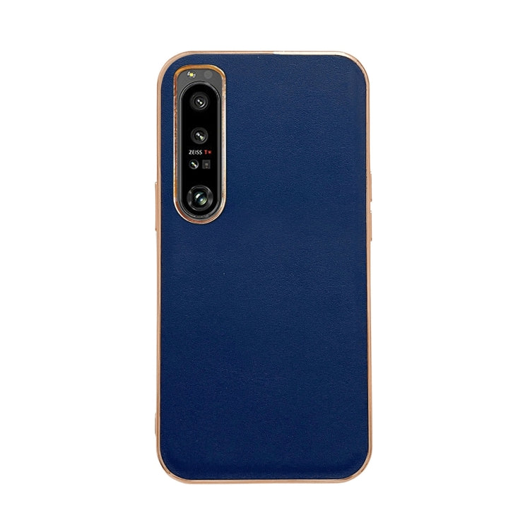 Custodia per telefono con placcatura nano serie Xiaoya in vera pelle, For Sony Xperia 1 IV, For Sony Xperia 10 IV, For vivo X80 5G, For vivo X80 Pro 5G, For Xiaomi Mix Fold 2, For Motorola Moto Razr 2022