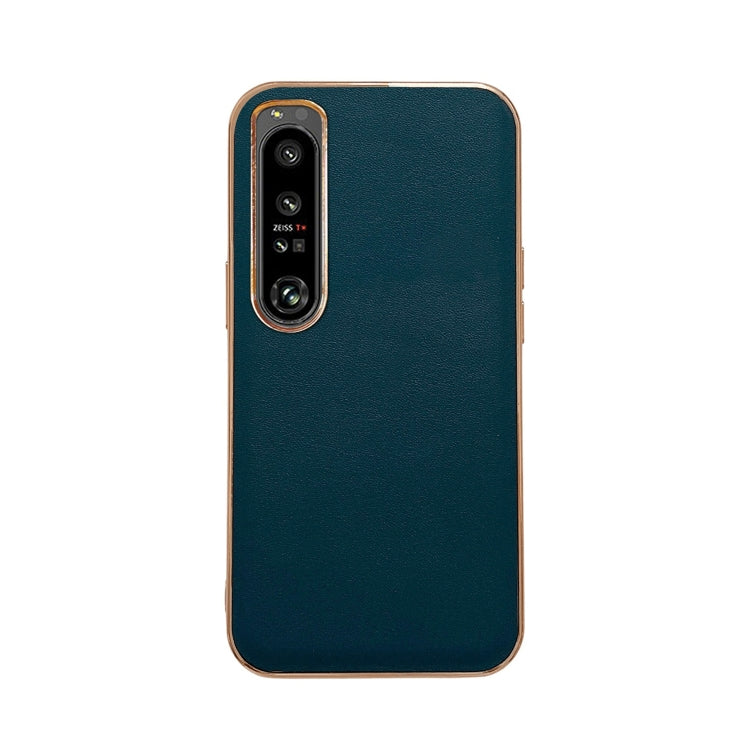Custodia per telefono con placcatura nano serie Xiaoya in vera pelle, For Sony Xperia 1 IV, For Sony Xperia 10 IV, For vivo X80 5G, For vivo X80 Pro 5G, For Xiaomi Mix Fold 2, For Motorola Moto Razr 2022