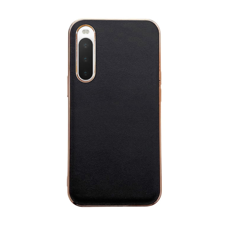 Custodia per telefono con placcatura nano serie Xiaoya in vera pelle, For Sony Xperia 1 IV, For Sony Xperia 10 IV, For vivo X80 5G, For vivo X80 Pro 5G, For Xiaomi Mix Fold 2, For Motorola Moto Razr 2022