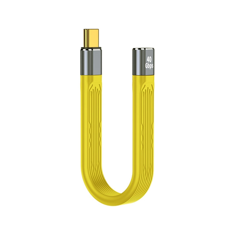 Cavo dati FPC flessibile da USB-C/tipo-C femmina a USB-C/tipo-C maschio da 100 W 40 Gbps, lunghezza: 13,8 cm, 40Gbps USB-C/Type-C Female to USB-C/Type-C Male