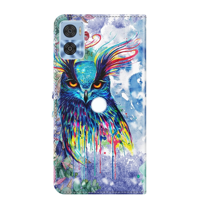Modello di pittura 3D Custodia per telefono in TPU + PU, For Motorola Moto E22 / Moto E22i, For Realme GT2 Pro