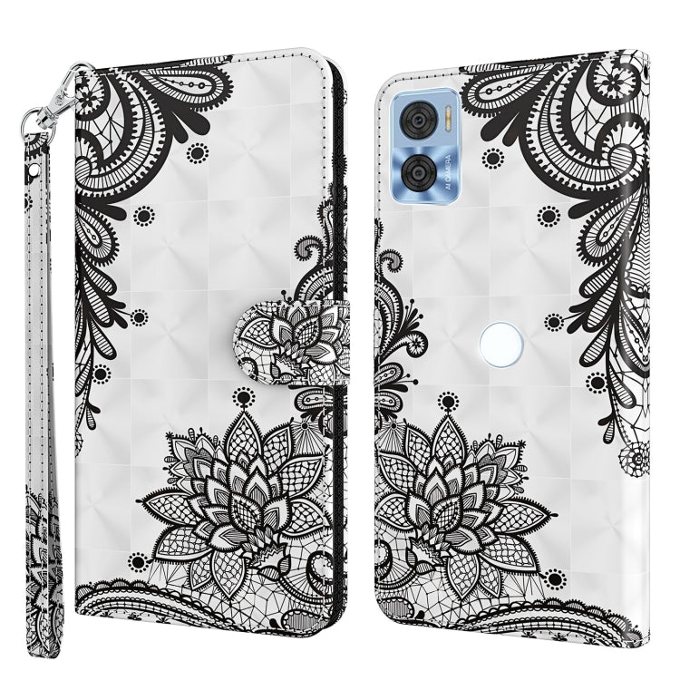 Modello di pittura 3D Custodia per telefono in TPU + PU, For Motorola Moto E22 / Moto E22i, For Realme GT2 Pro