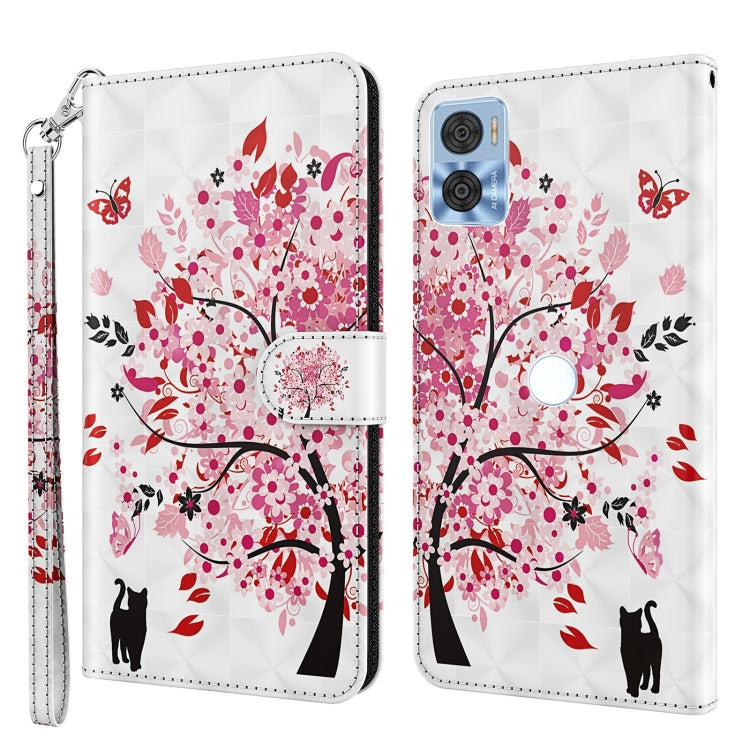 Modello di pittura 3D Custodia per telefono in TPU + PU, For Motorola Moto E22 / Moto E22i, For Realme GT2 Pro