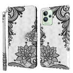 Modello di pittura 3D Custodia per telefono in TPU + PU, For Motorola Moto E22 / Moto E22i, For Realme GT2 Pro