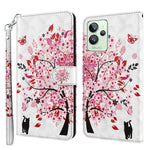 Modello di pittura 3D Custodia per telefono in TPU + PU, For Motorola Moto E22 / Moto E22i, For Realme GT2 Pro
