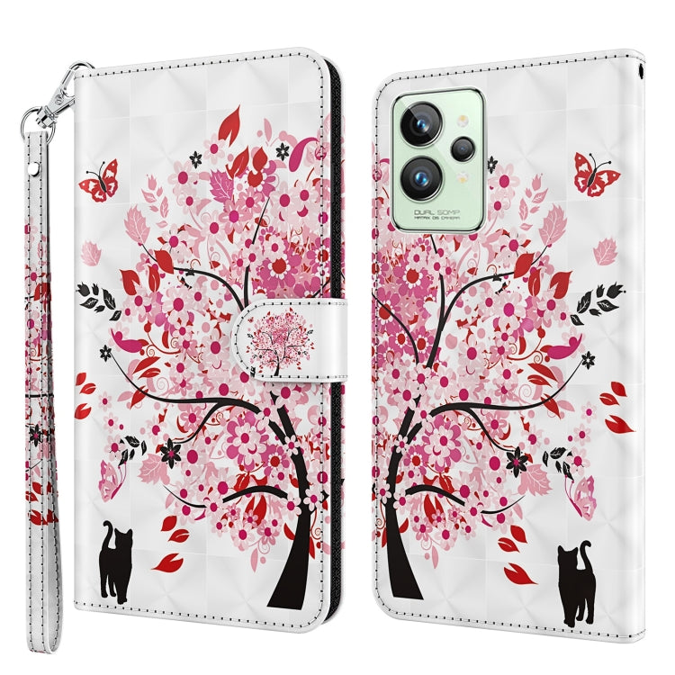 Modello di pittura 3D Custodia per telefono in TPU + PU, For Motorola Moto E22 / Moto E22i, For Realme GT2 Pro