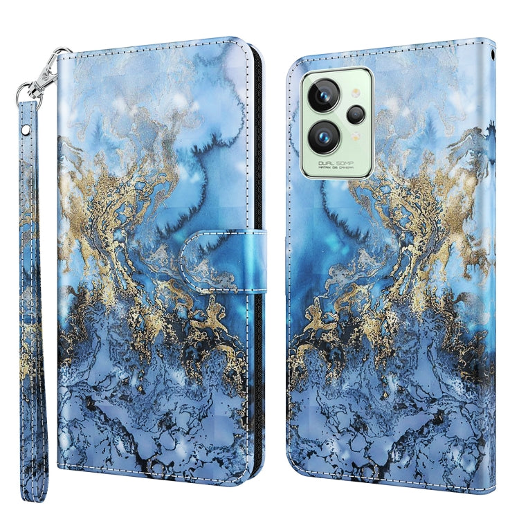 Modello di pittura 3D Custodia per telefono in TPU + PU, For Motorola Moto E22 / Moto E22i, For Realme GT2 Pro