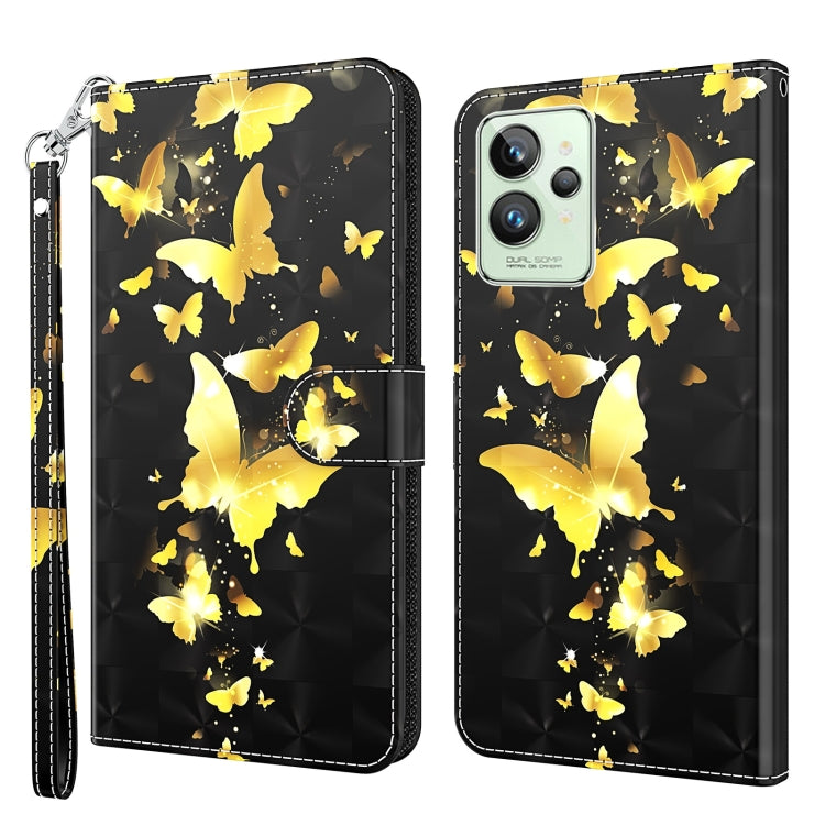 Modello di pittura 3D Custodia per telefono in TPU + PU, For Motorola Moto E22 / Moto E22i, For Realme GT2 Pro