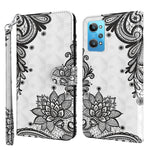 Modello di pittura 3D Custodia per telefono in TPU + PU, For Realme GT2 / GT Neo2 / GT Neo 3T, For Honor 50