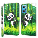 Modello di pittura 3D Custodia per telefono in TPU + PU, For Realme GT2 / GT Neo2 / GT Neo 3T, For Honor 50