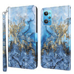 Modello di pittura 3D Custodia per telefono in TPU + PU, For Realme GT2 / GT Neo2 / GT Neo 3T, For Honor 50