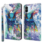 Modello di pittura 3D Custodia per telefono in TPU + PU, For Xiaomi Redmi A1 2022, For Samsung Galaxy A04S / A13 / A13 5G