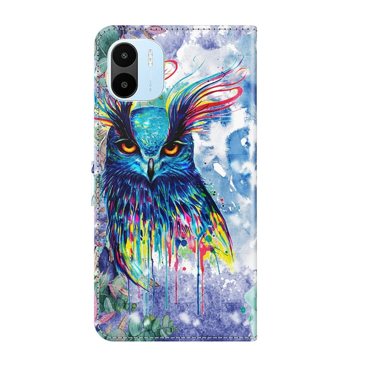 Modello di pittura 3D Custodia per telefono in TPU + PU, For Xiaomi Redmi A1 2022, For Samsung Galaxy A04S / A13 / A13 5G
