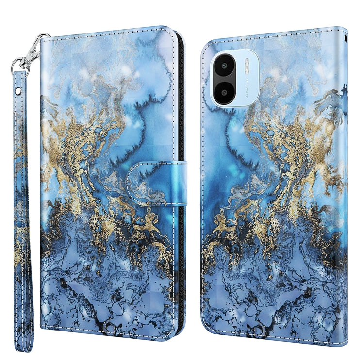 Modello di pittura 3D Custodia per telefono in TPU + PU, For Xiaomi Redmi A1 2022, For Samsung Galaxy A04S / A13 / A13 5G