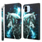 Modello di pittura 3D Custodia per telefono in TPU + PU, For Xiaomi Redmi A1 2022, For Samsung Galaxy A04S / A13 / A13 5G