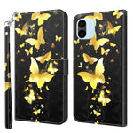Modello di pittura 3D Custodia per telefono in TPU + PU, For Xiaomi Redmi A1 2022, For Samsung Galaxy A04S / A13 / A13 5G