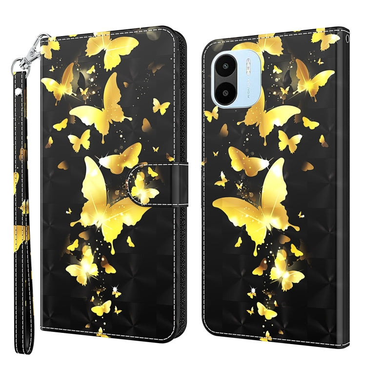 Modello di pittura 3D Custodia per telefono in TPU + PU, For Xiaomi Redmi A1 2022, For Samsung Galaxy A04S / A13 / A13 5G