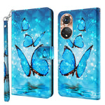 Modello di pittura 3D Custodia per telefono in TPU + PU, For Realme GT2 / GT Neo2 / GT Neo 3T, For Honor 50