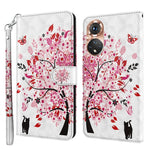 Modello di pittura 3D Custodia per telefono in TPU + PU, For Realme GT2 / GT Neo2 / GT Neo 3T, For Honor 50