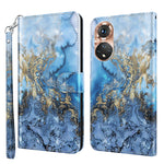 Modello di pittura 3D Custodia per telefono in TPU + PU, For Realme GT2 / GT Neo2 / GT Neo 3T, For Honor 50