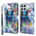 Modello di pittura 3D Custodia per telefono in TPU + PU, For Honor X8 4G, For Samsung Galaxy A23E