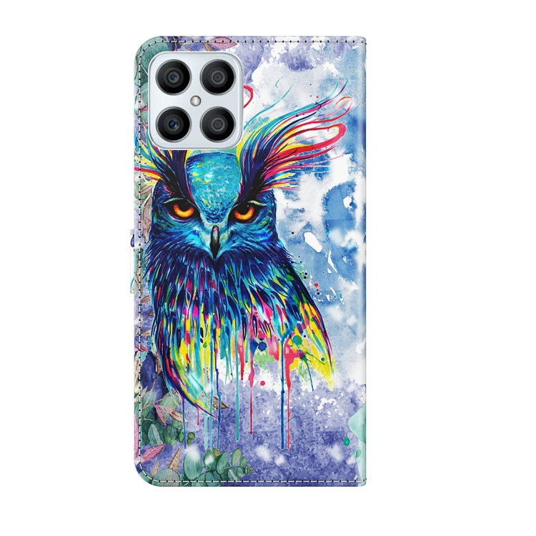 Modello di pittura 3D Custodia per telefono in TPU + PU, For Honor X8 4G, For Samsung Galaxy A23E