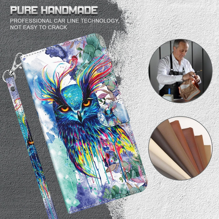 Modello di pittura 3D Custodia per telefono in TPU + PU, For Honor X8 4G, For Samsung Galaxy A23E