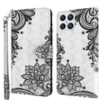 Modello di pittura 3D Custodia per telefono in TPU + PU, For Honor X8 4G, For Samsung Galaxy A23E